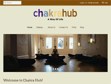 Tablet Screenshot of chakrahub.com